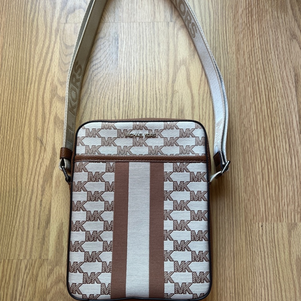Michael Michael Kors Jacquard Cooper Flight Crossbody/Shoulder Bag